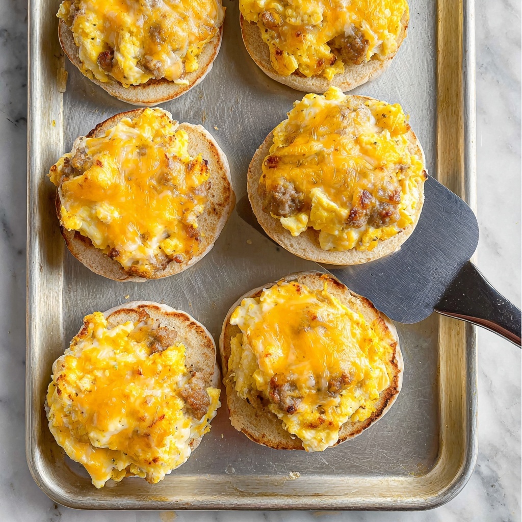 English Muffin Breakfast Pizza Recipe - Recipe Image