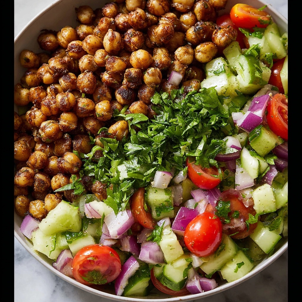 Middle Eastern Spiced Chickpea Salad Recipe - Recipe Image