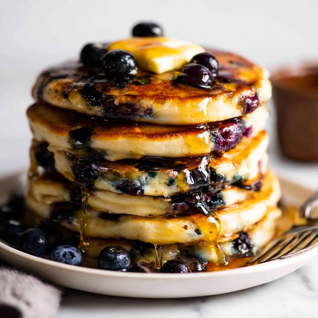 Extra Fluffy Blueberry Pancakes Recipe - Recipe Image