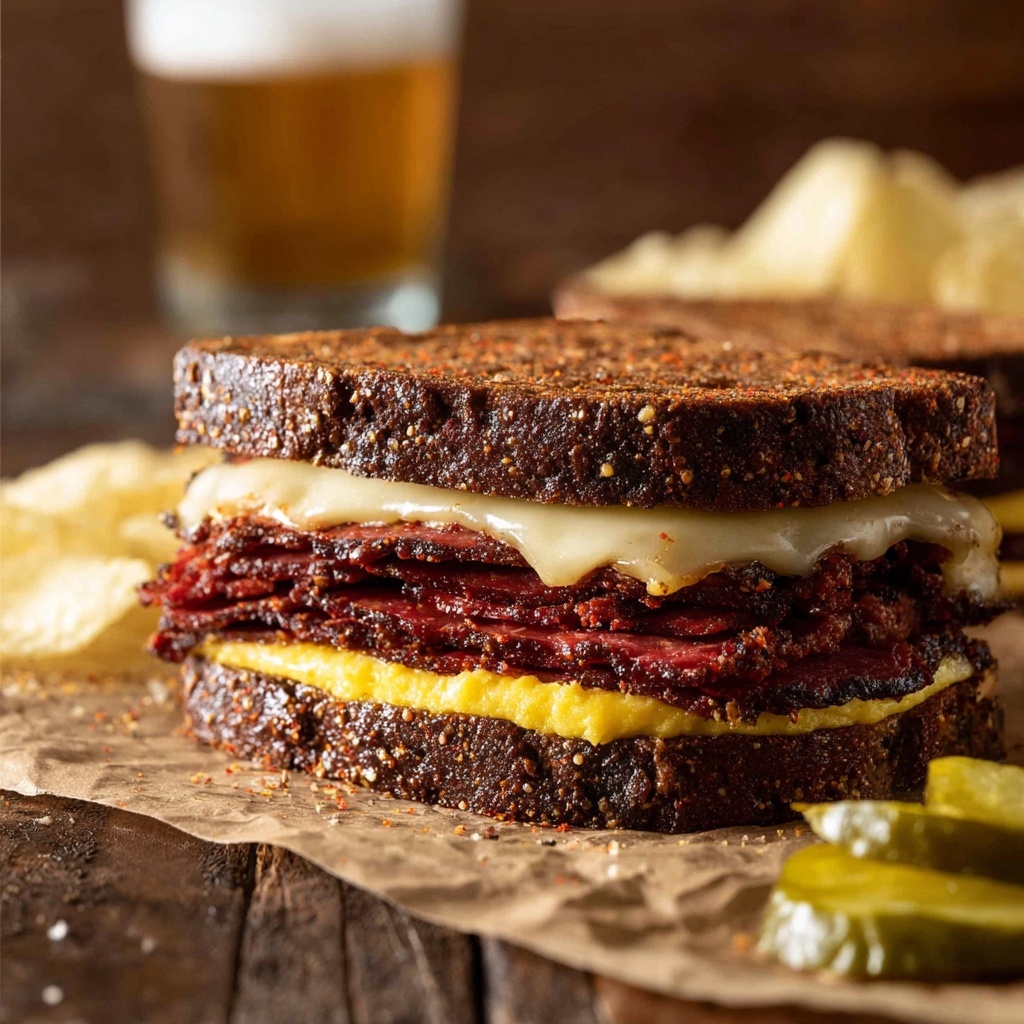 Homemade Pastrami Without a Smoker Recipe - Recipe Image