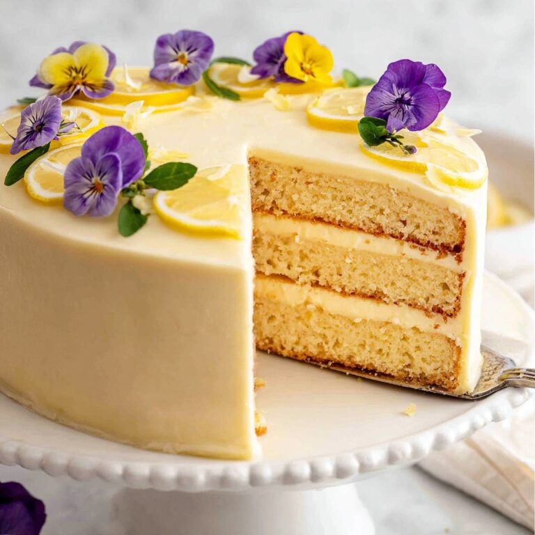 Lemon Cake with a Secret Fluffy Lemon Frosting Recipe