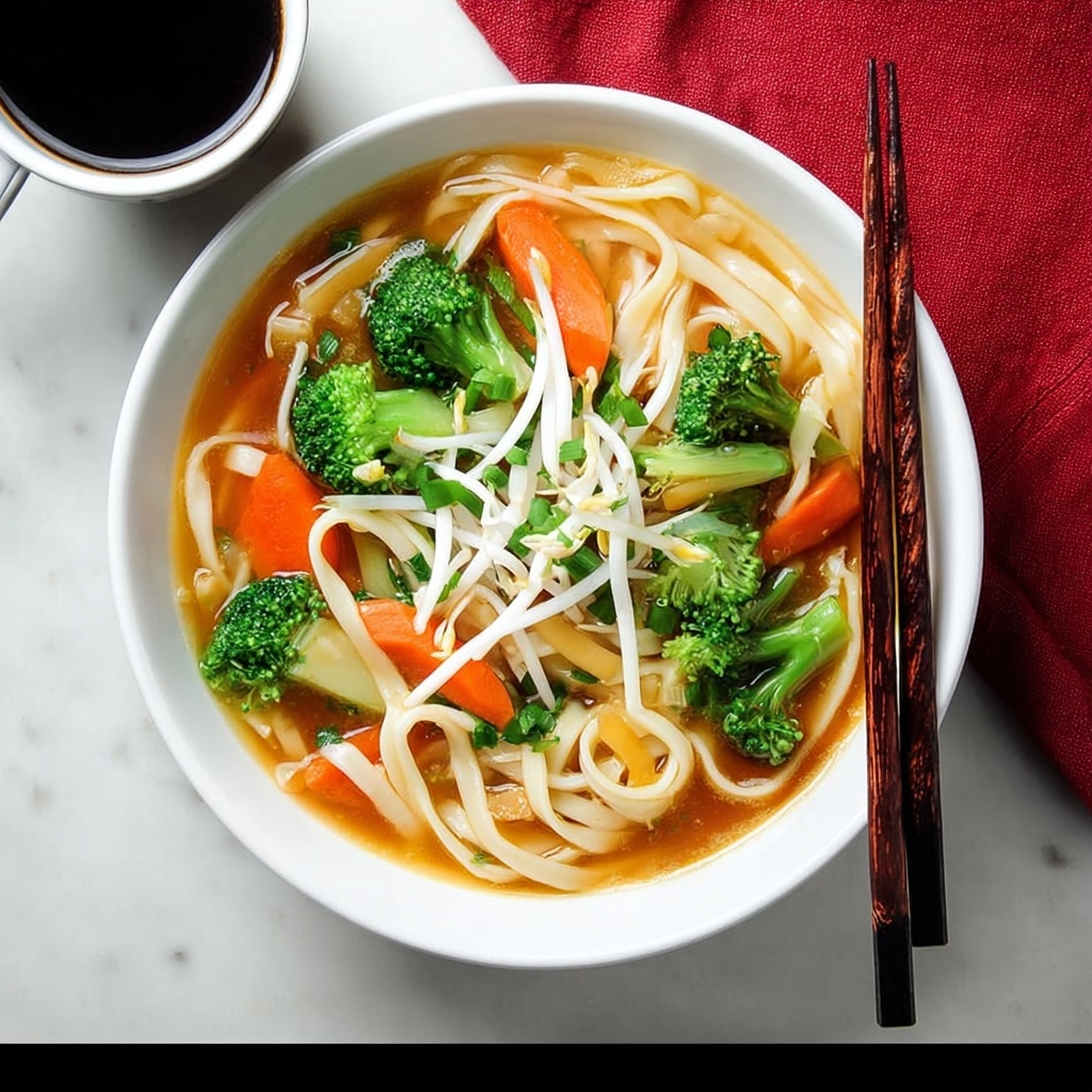 Vegetarian Dan Dan Noodle Soup Recipe - Recipe Image