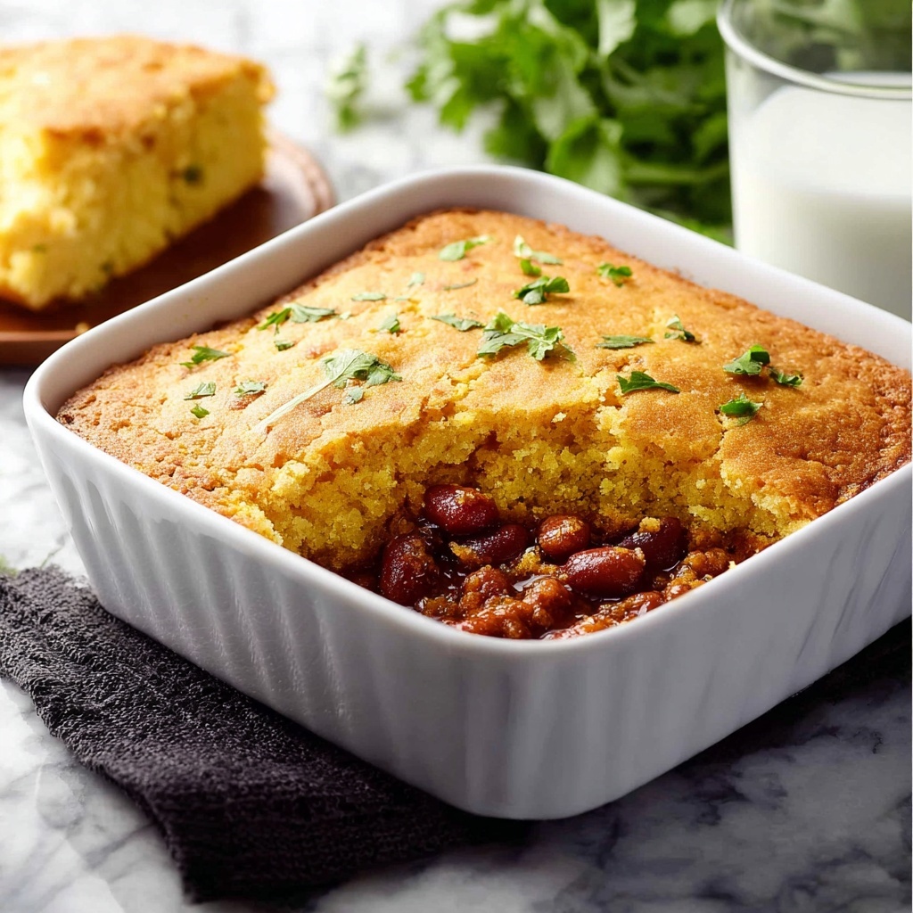 Chili Con Carne Corn Bread Pie Recipe - Recipe Image