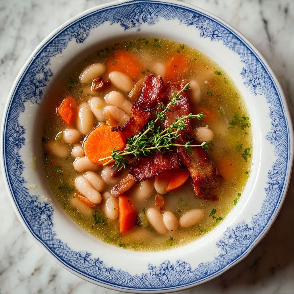 Bean with Bacon Soup Recipe - Recipe Image