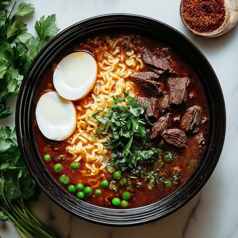 Slow Cooker Curry Ramen with Beef Recipe