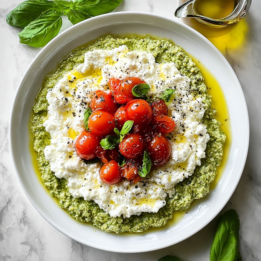Creamy Cottage Cheese Pesto Recipe - Recipe Image