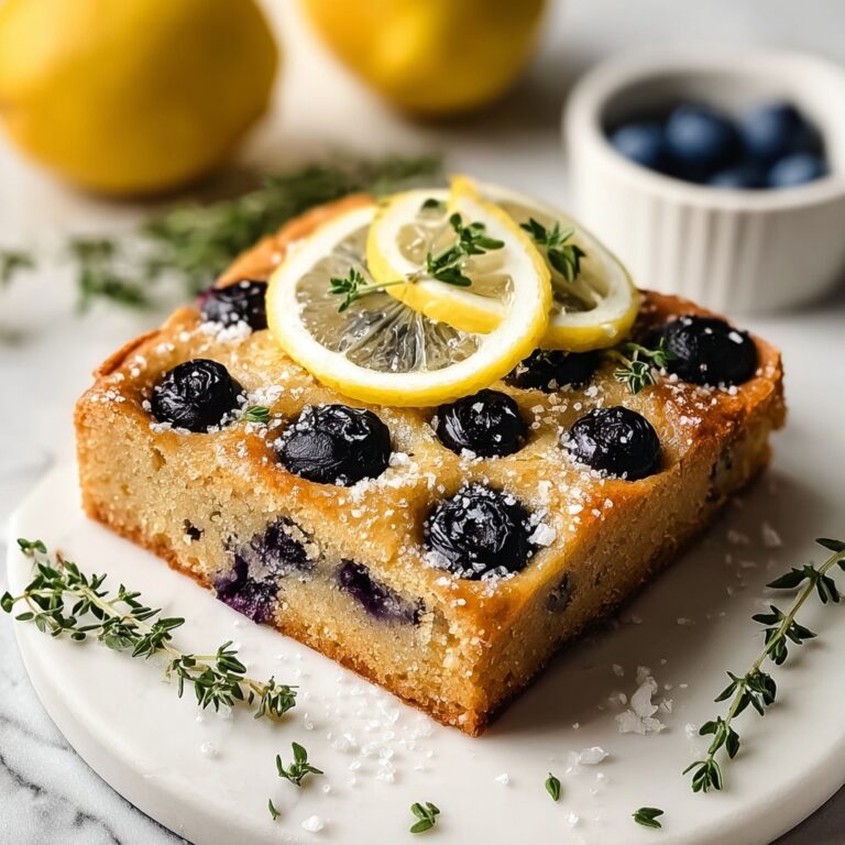 Sourdough Lemon Blueberry Focaccia Bread Recipe