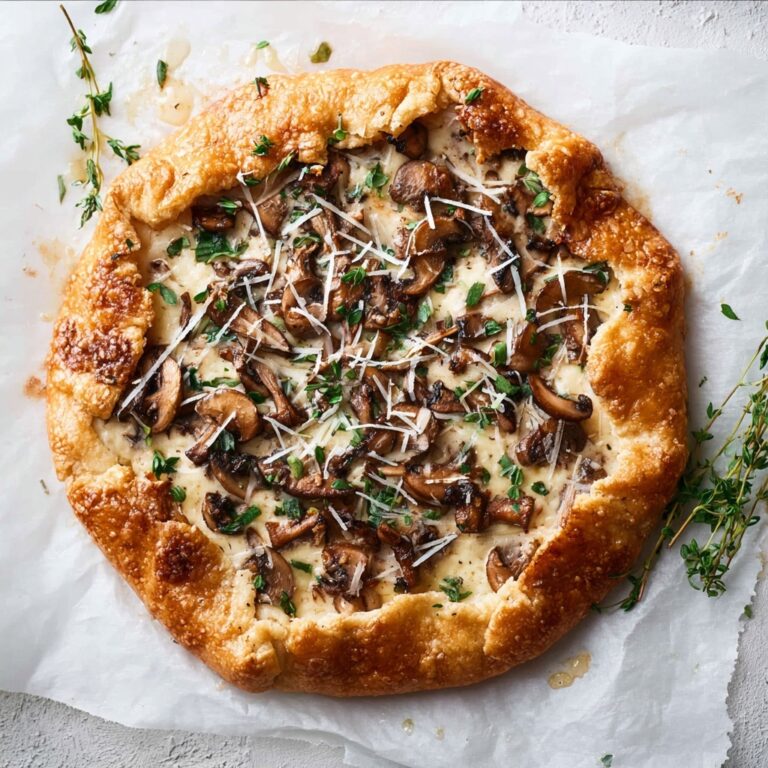 Spinach Mushroom Galette Recipe
