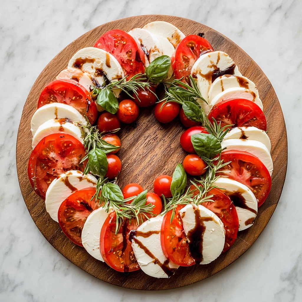 Caprese Wreath Rezept Recipe - Recipe Image