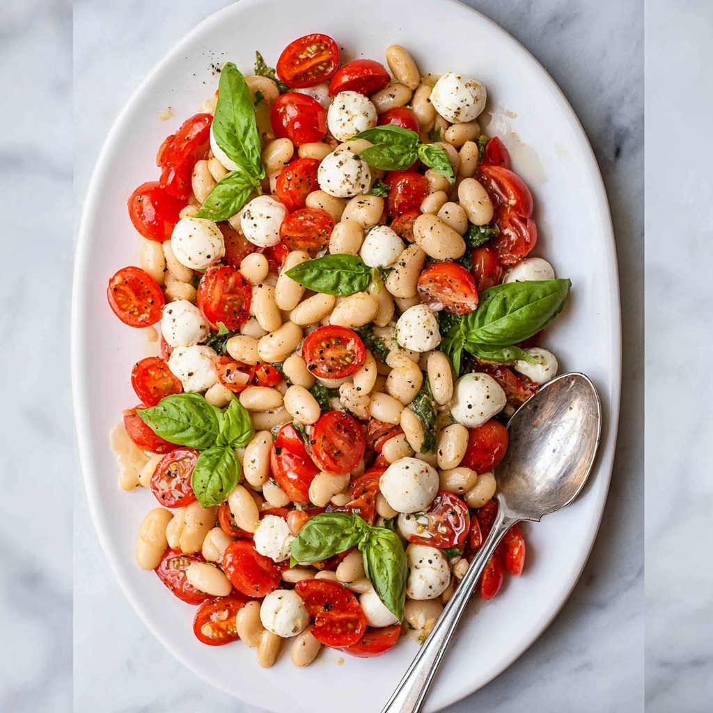 White Bean Caprese Salad Recipe - Recipe Image
