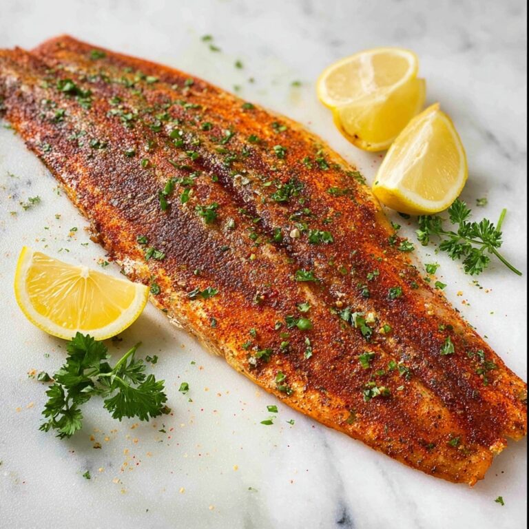 Baked Trout with Smoky Paprika Seasoning Recipe