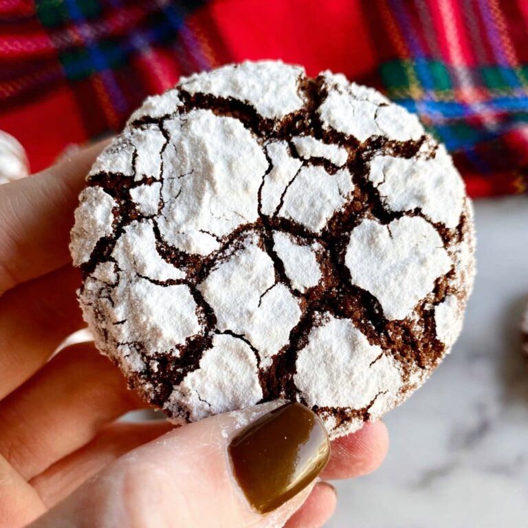 Fudgy Crinkle Cookies Recipe