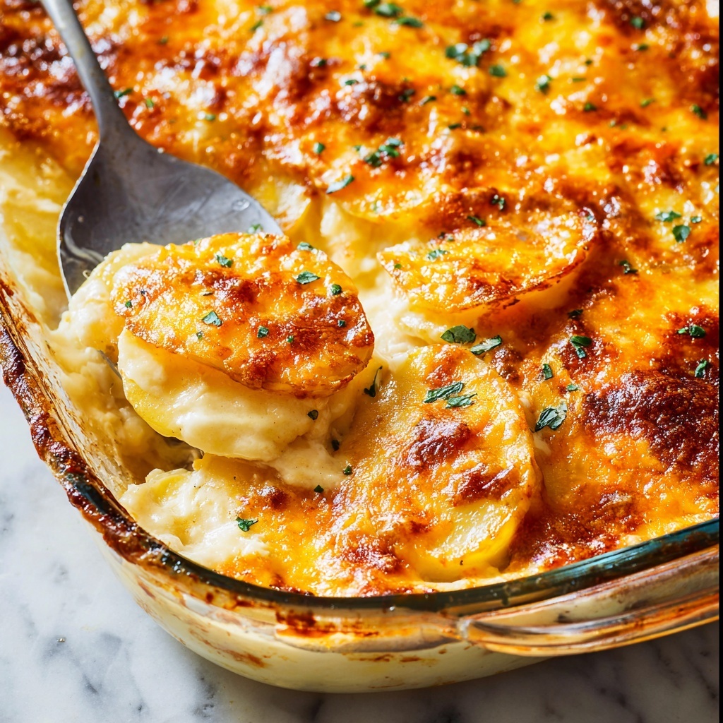Homemade Scalloped Potatoes with Cheese Recipe - Recipe Image
