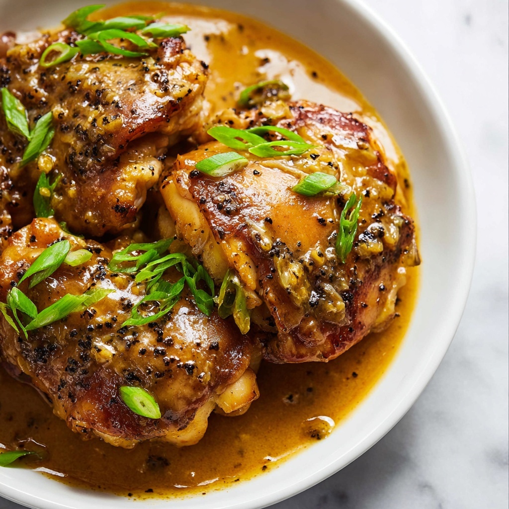 Instant Pot Honey Garlic Maple Chicken Thighs Recipe - Recipe Image