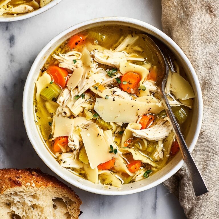 Homemade Chicken Noodle Soup Recipe