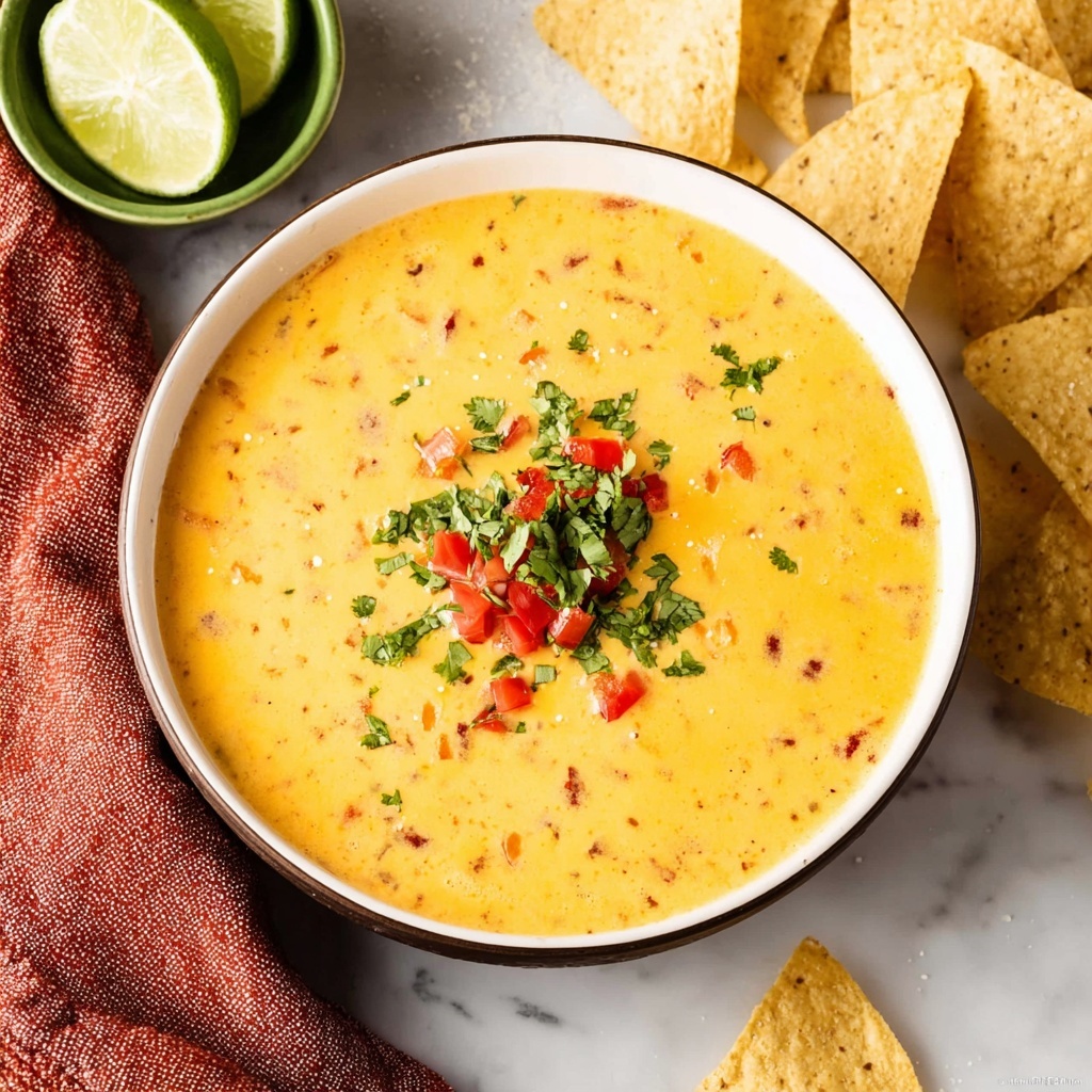 Crockpot Queso Dip with Tomatoes, Jalapenos, and Cilantro Recipe - Recipe Image
