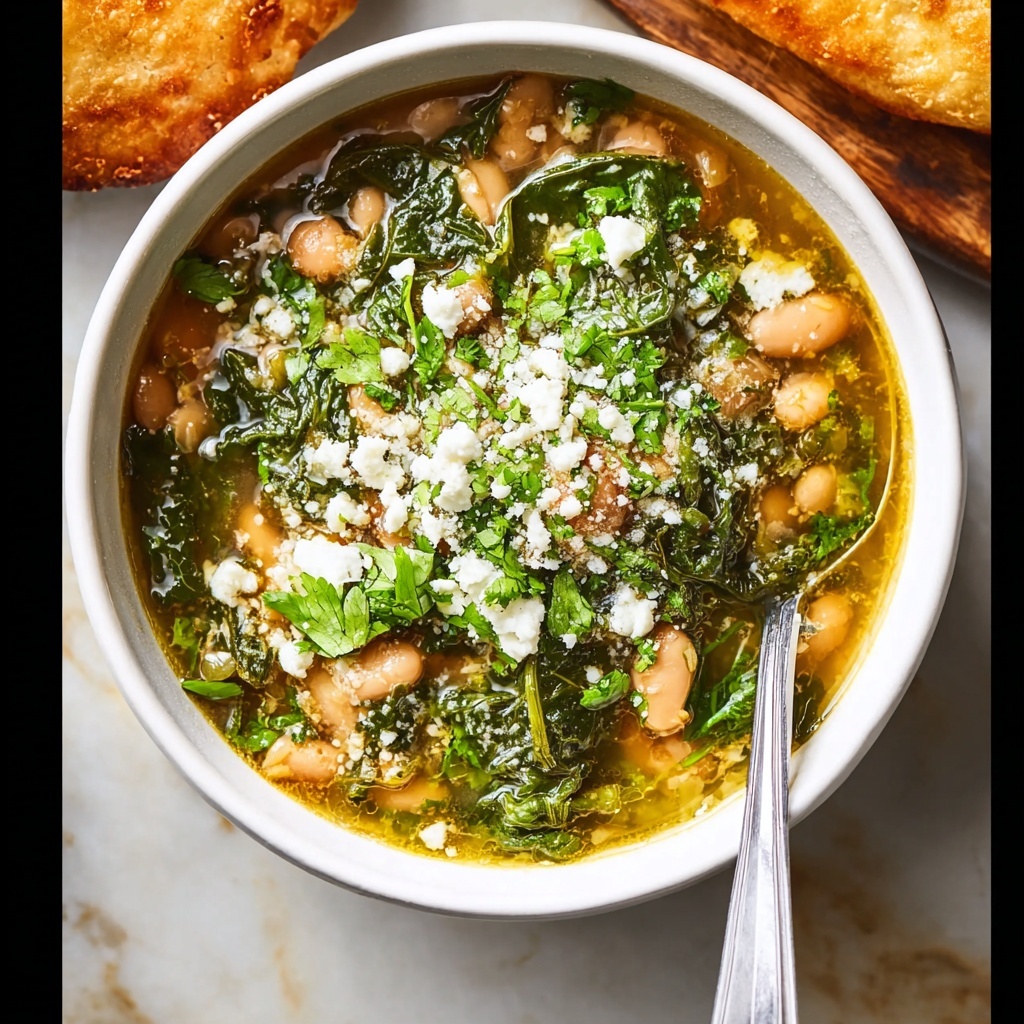 White Bean Parmesan Soup with Kale Recipe - Recipe Image