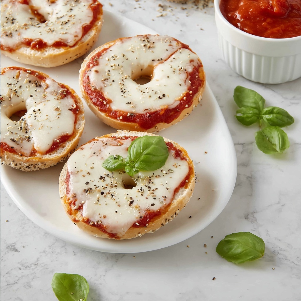 Pizza Bagels Recipe - Recipe Image