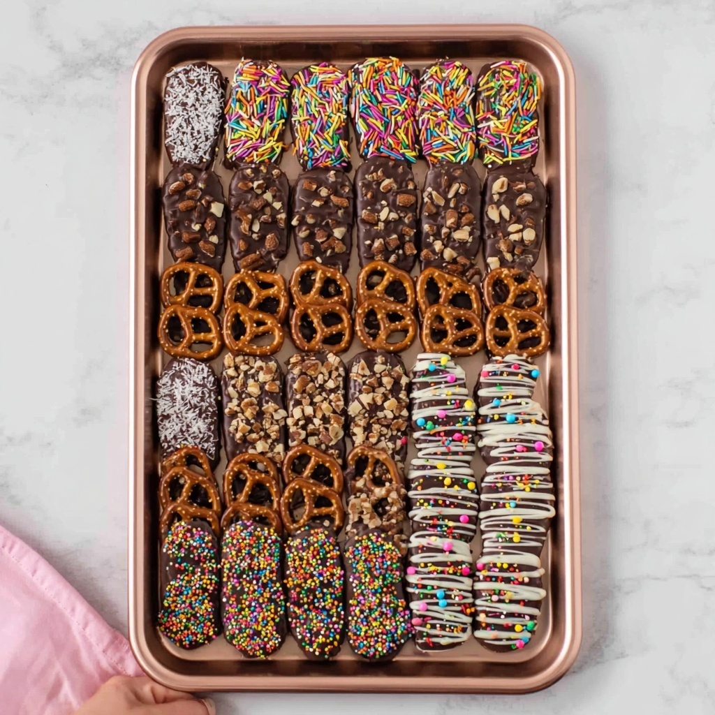 Chocolate Covered Pretzels Recipe - Recipe Image