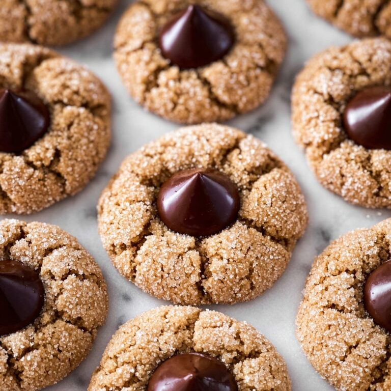 Chocolate Peanut Butter Blossom Cookies Recipe