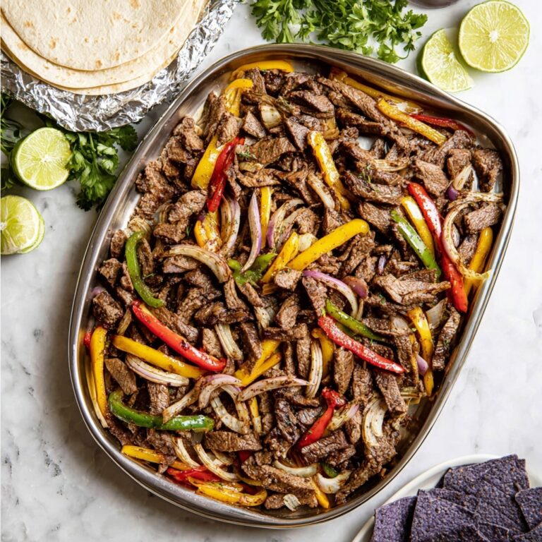 Sheet Pan Steak Fajitas Recipe