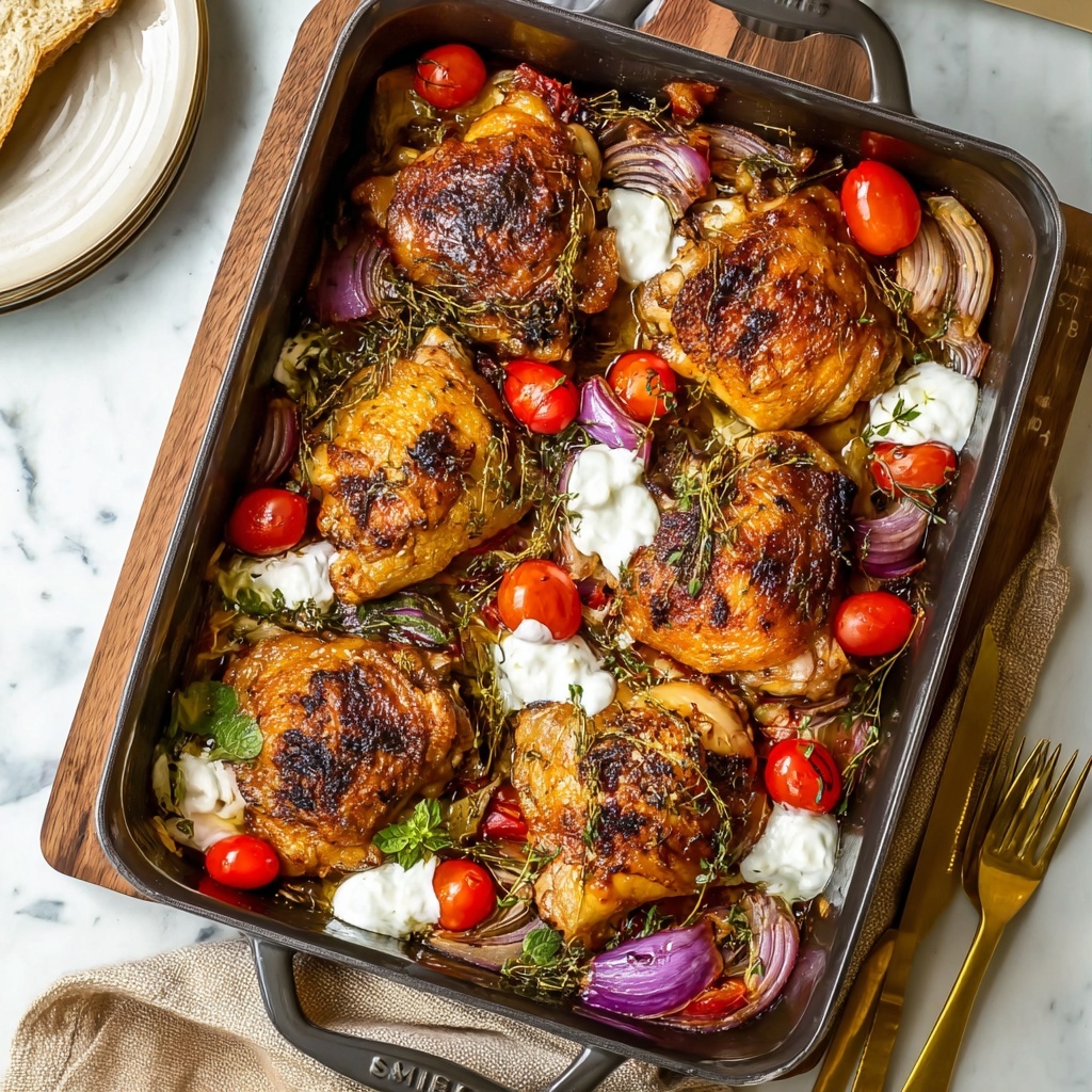 Balsamic Glazed Mediterranean Chicken Bake Recipe - Recipe Image