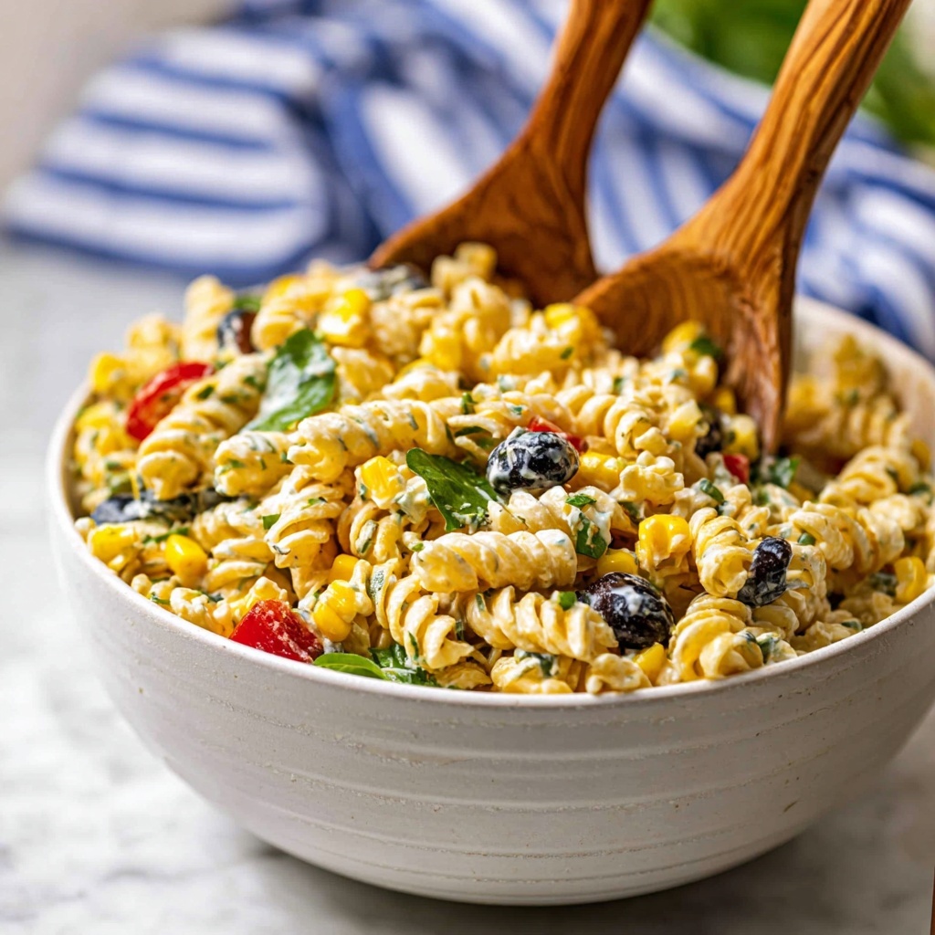 Fiesta Ranch Chicken Pasta Salad Recipe - Recipe Image