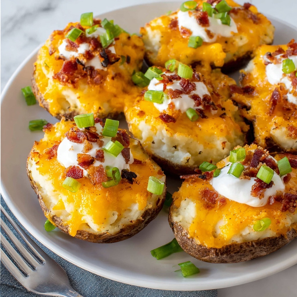 Air Fryer Twice Baked Potatoes Recipe - Recipe Image