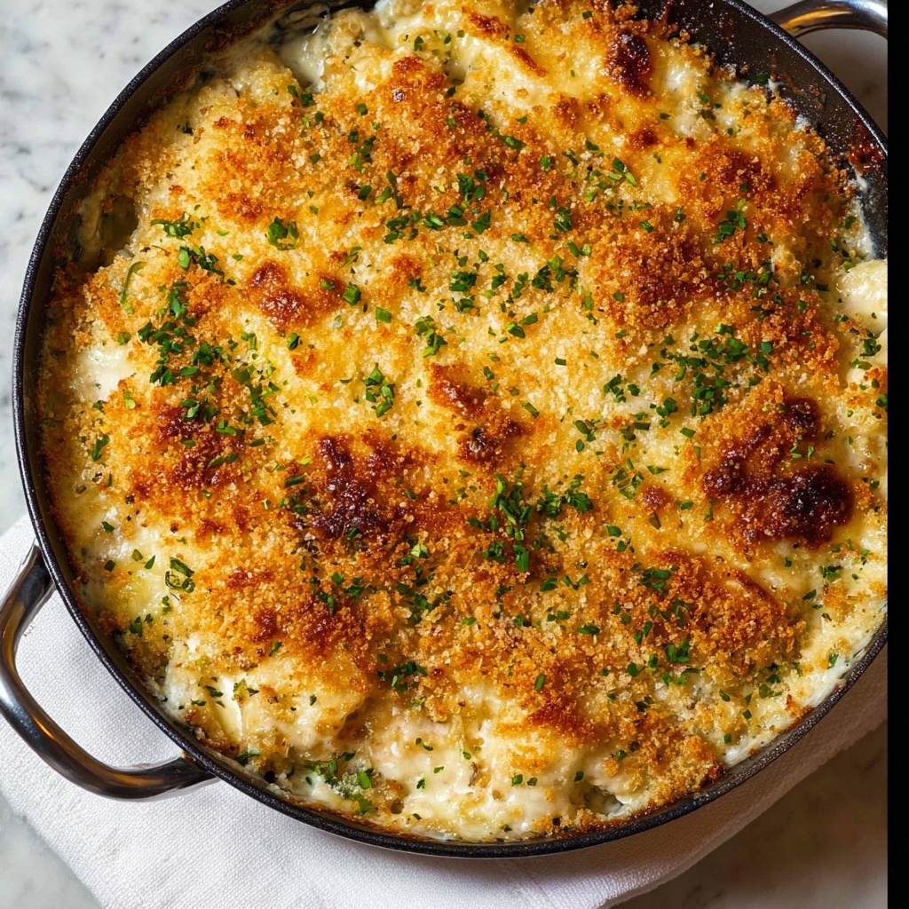 Creamy Fish on Potato Gratin Recipe - Recipe Image