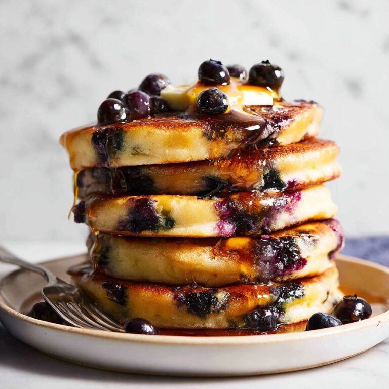 Extra Fluffy Blueberry Pancakes Recipe