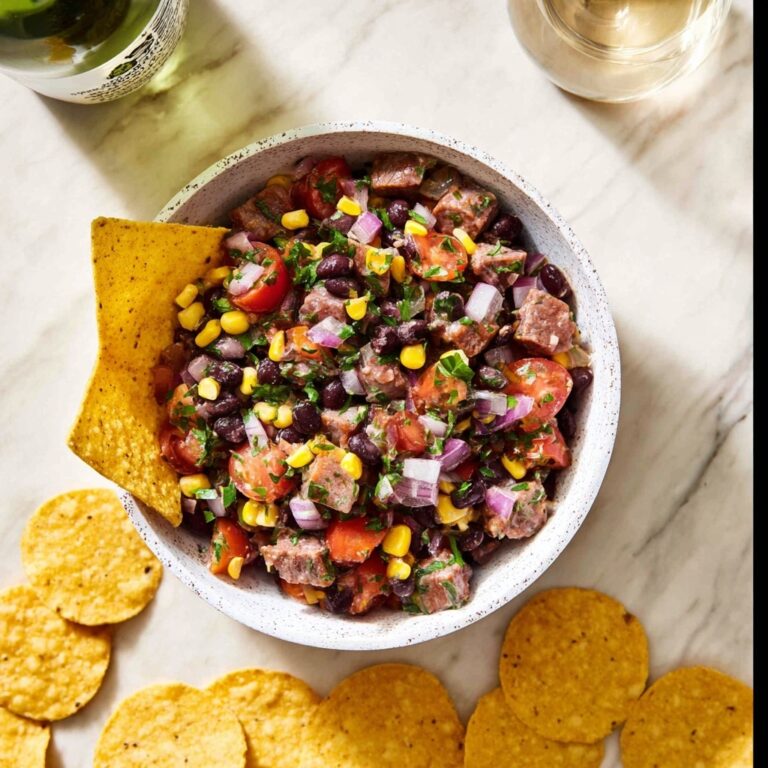 Pig Out Salsa (Chorizo, Black Bean and Corn Salsa) Recipe