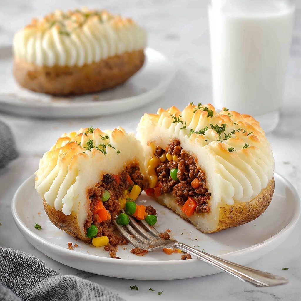 Shepherd's Pie Potato Skins Recipe - Recipe Image