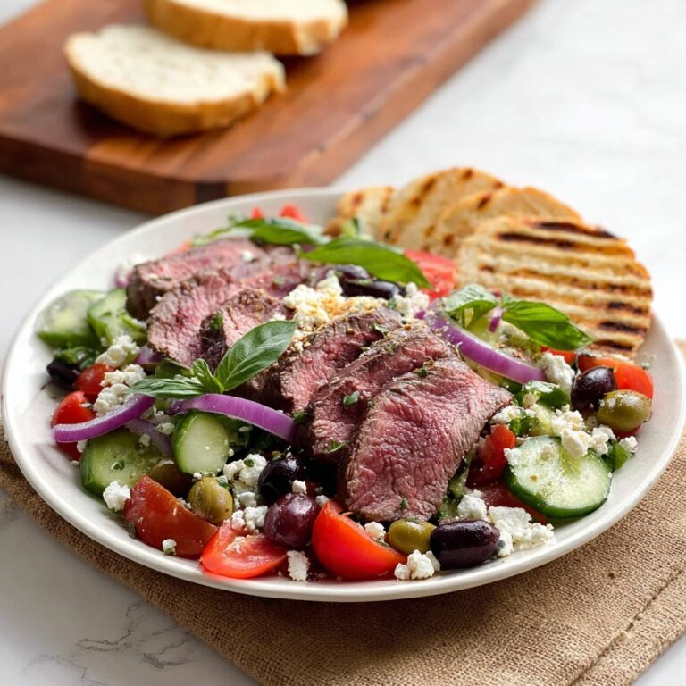Greek Lamb and Salad Dinner Recipe