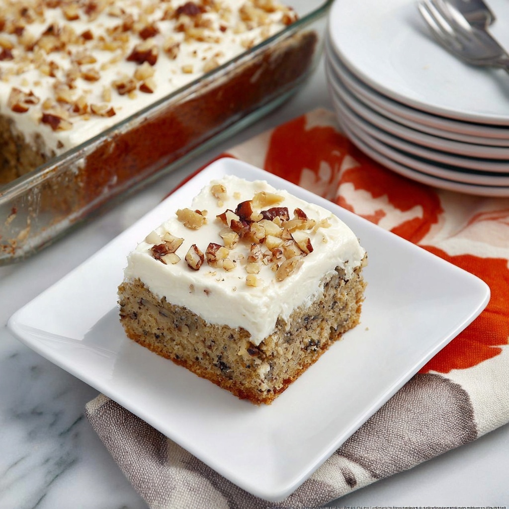 Italian Cream Sheet Cake Recipe - Recipe Image