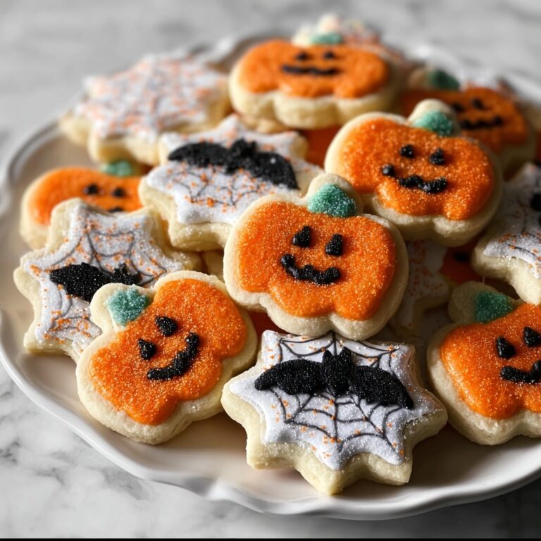 Halloween Shortbread Cookies Recipe