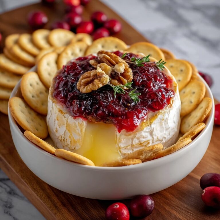 Halloween Bloody Baked Brie Recipe
