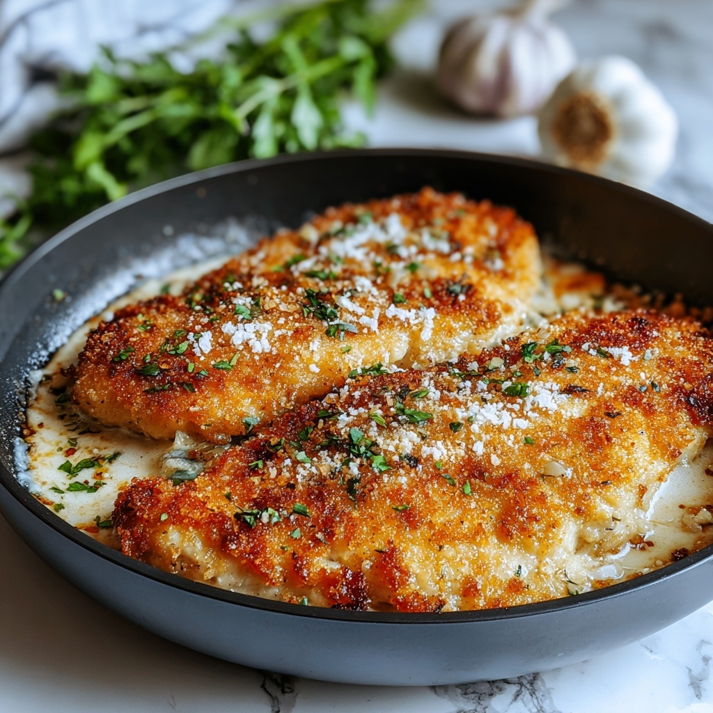 Garlic Parmesan Crusted Chicken Recipe - Recipe Image