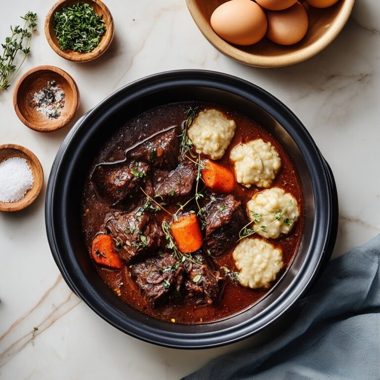 Slow Cooker Beef Bourguignon Recipe