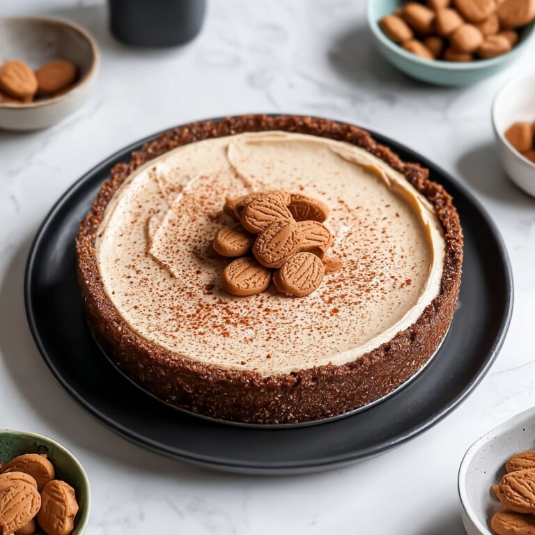 No-Bake Lotus Biscoff Cheesecake Recipe