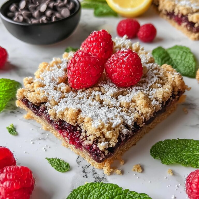 Raspberry Crumble Bars Recipe