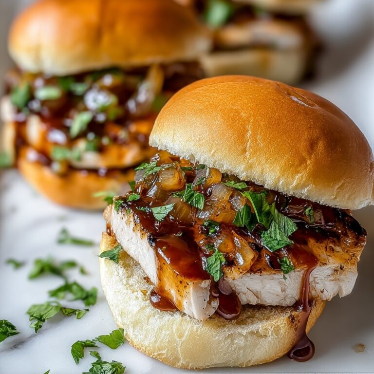 Bacon Ranch BBQ Chicken Sliders Recipe