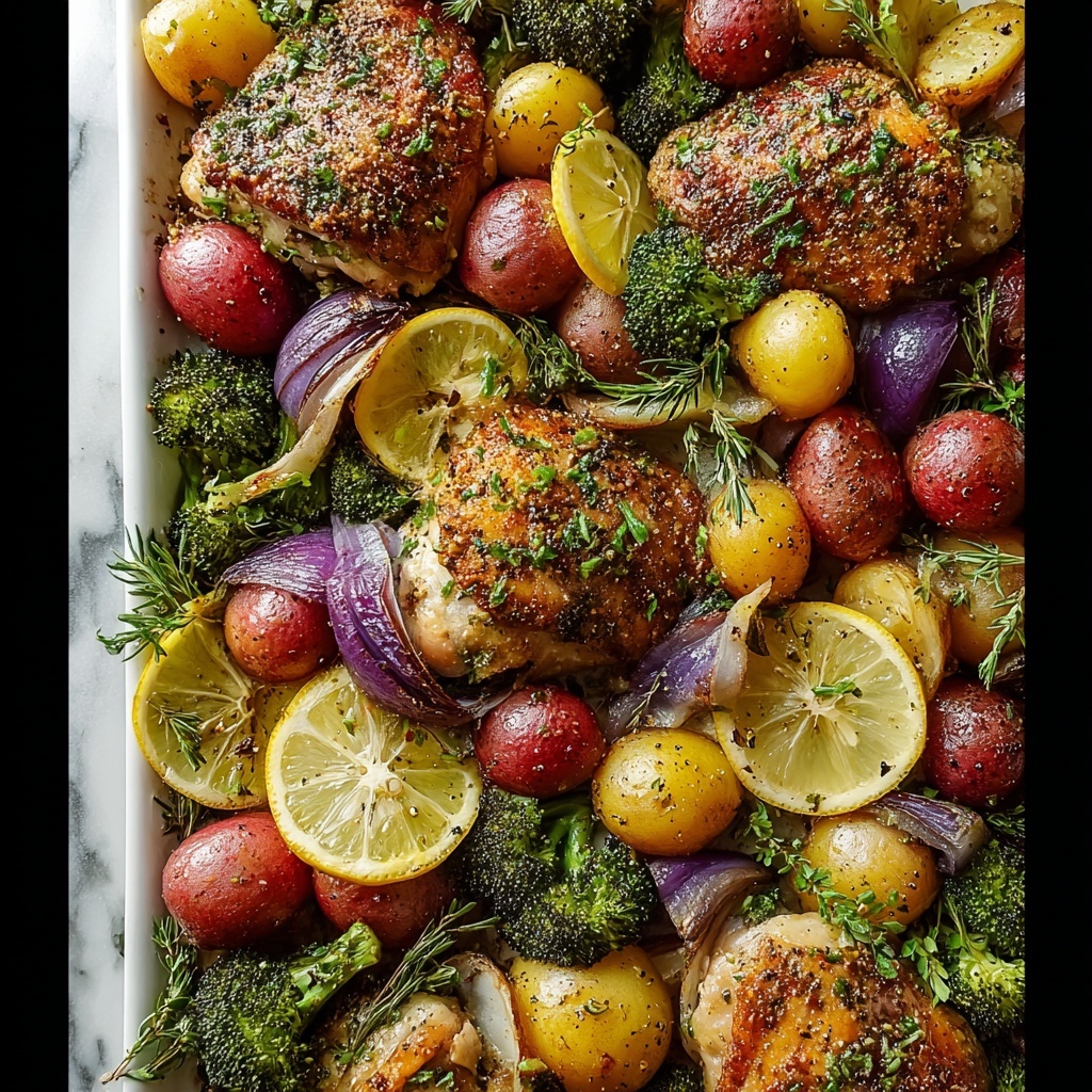 Sheet Pan Chicken and Veggies Recipe - Recipe Image