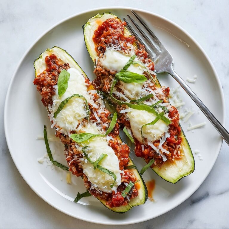 Zucchini Lasagna Boats Recipe