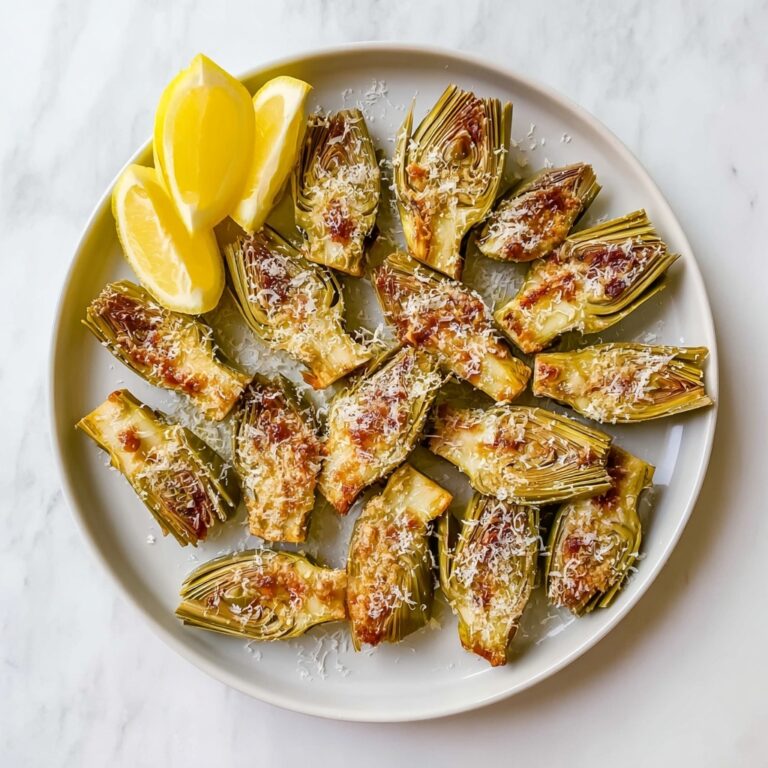 Roasted Artichoke Hearts with Parmesan Recipe