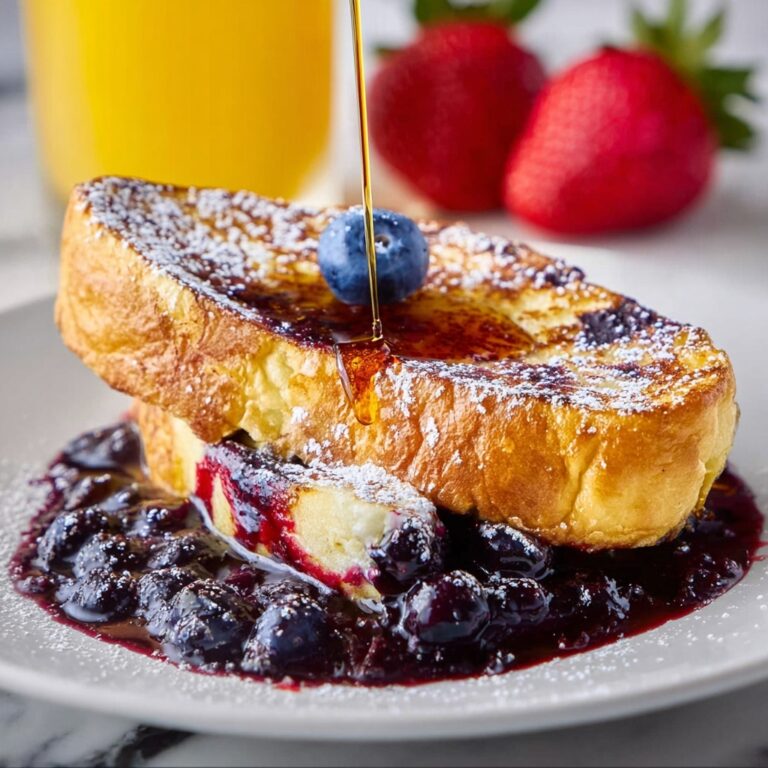 Overnight Blueberry French Toast Casserole Recipe
