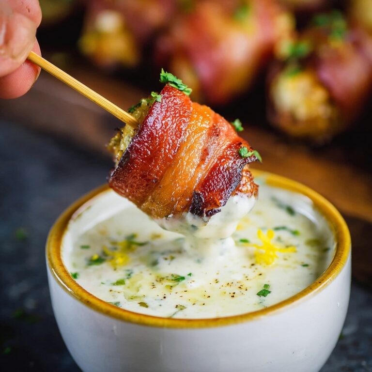 Bacon-Wrapped Potatoes with Lemon Aioli Recipe