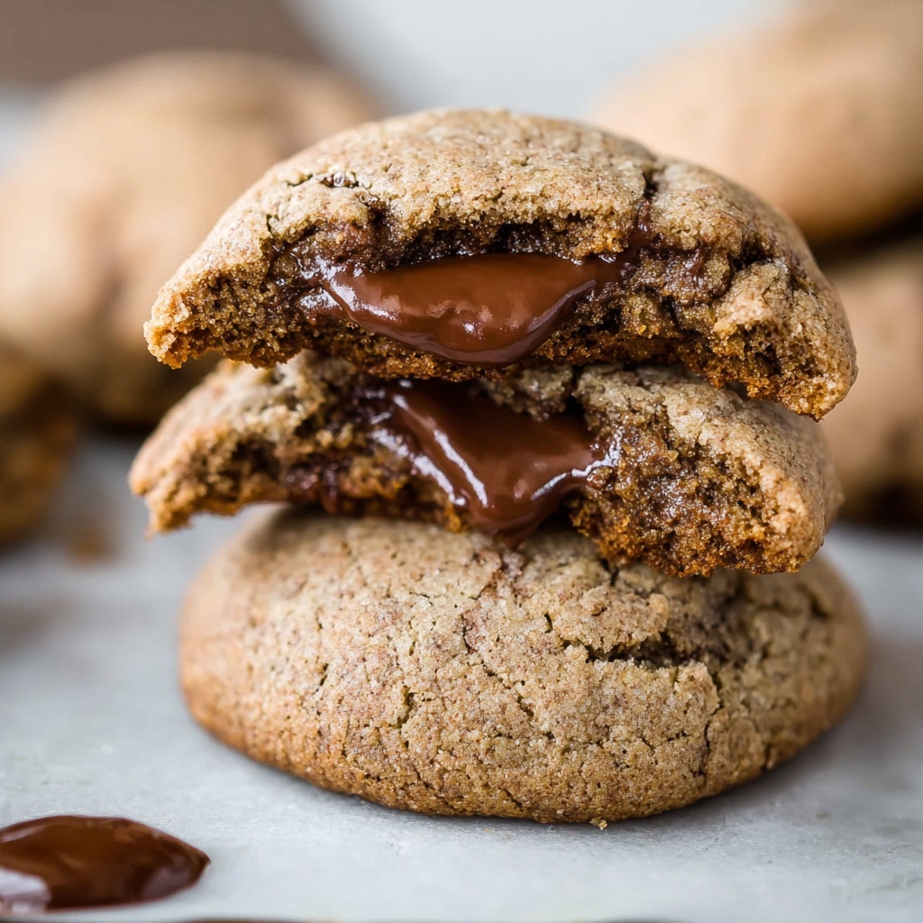 Nutella Stuffed Gingerbread Cookies Recipe - Recipe Image