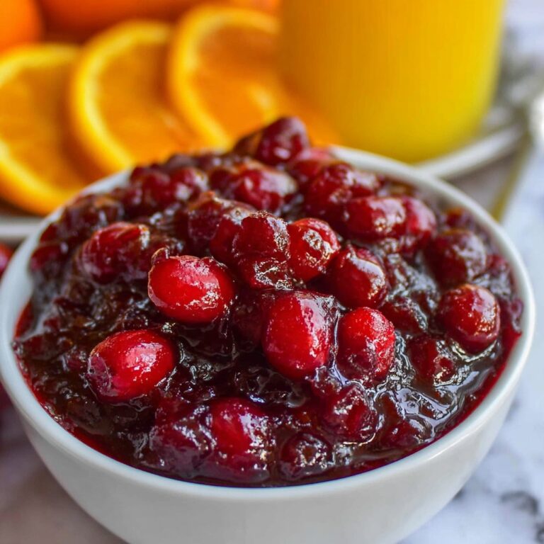 Homemade Cranberry Orange Sauce Recipe