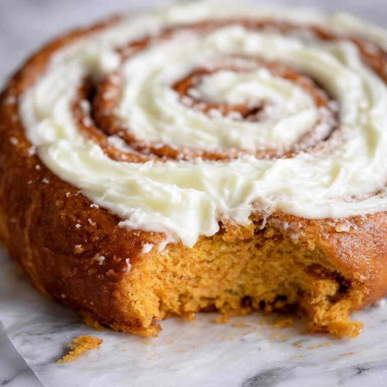 Pumpkin Roll with Cream Cheese Frosting Recipe