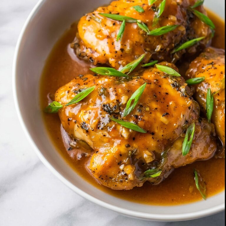Instant Pot Honey Garlic Maple Chicken Thighs Recipe